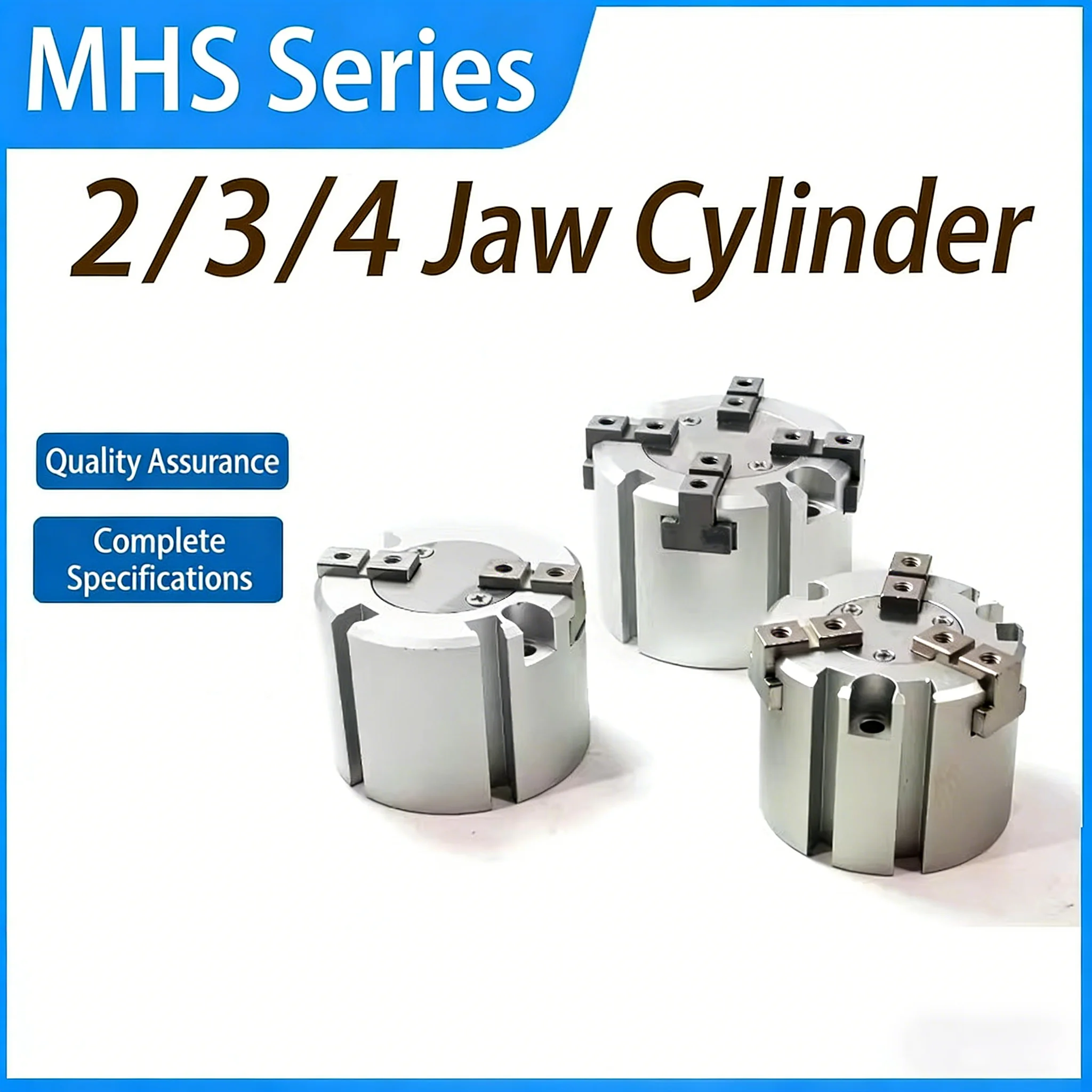 Pneumatic Clamp Two Claws Three Claws Four Claws Finger Cylinder MHS2/3/4-16D/25D/40D/50/63D