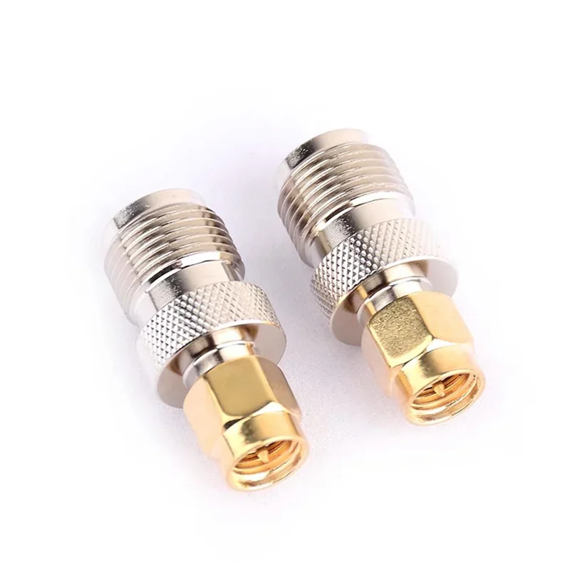 5/20/100PCS RF Coaxial  F Type Female Jack To SMA Male Plug Coax Connector RF Adapter Straight F to SMA Connector