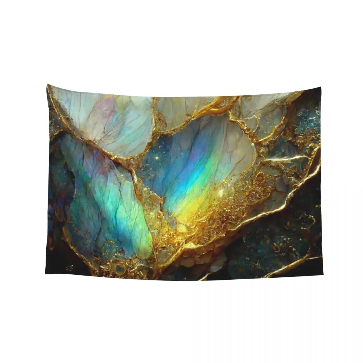 

Gold Trimmed Beauty Tapestry On The Wall Decorative Wall Murals Decoration Aesthetic Room Decoration Korean Style Tapestry