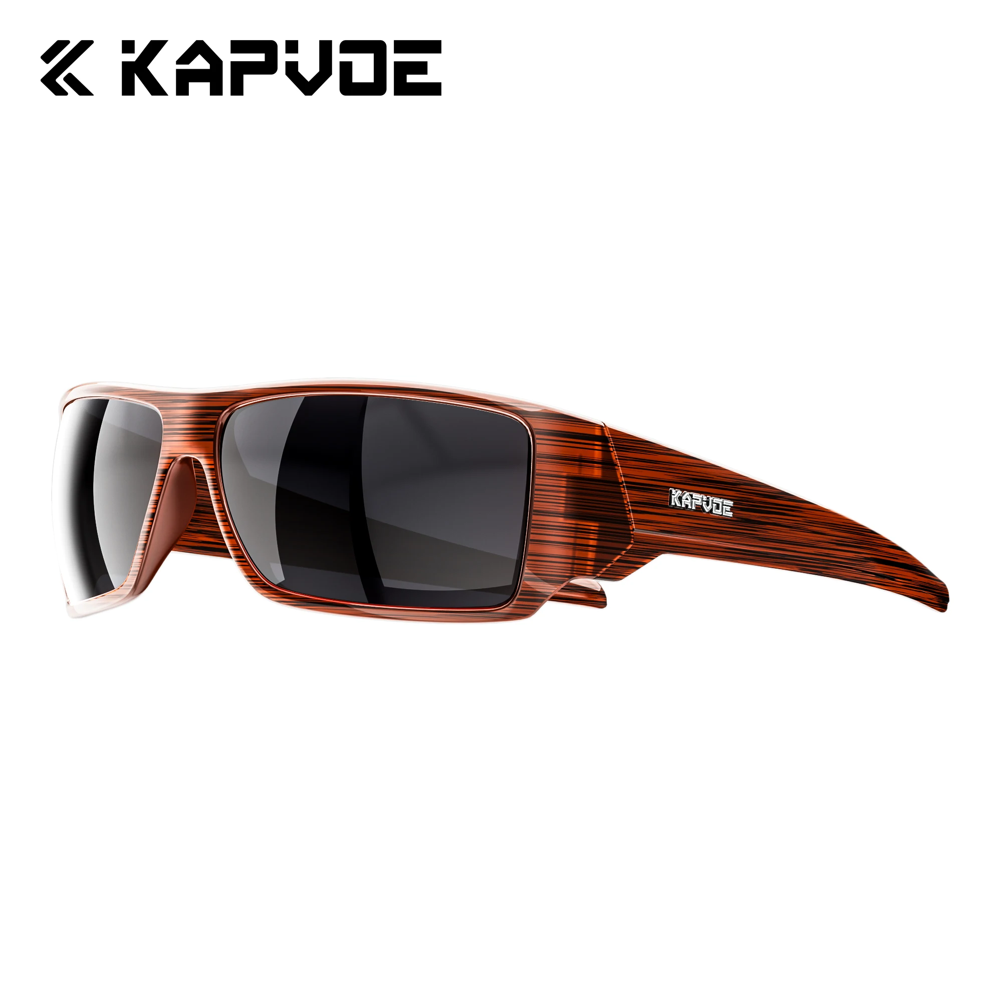 نظارات رياضية مستقطبة من KAPVOE، نظارات شمسية للدراجات الخارجية UV400، نظارات شمسية عصرية للمشي لمسافات طويلة، نظارات كاجوال للعطلات