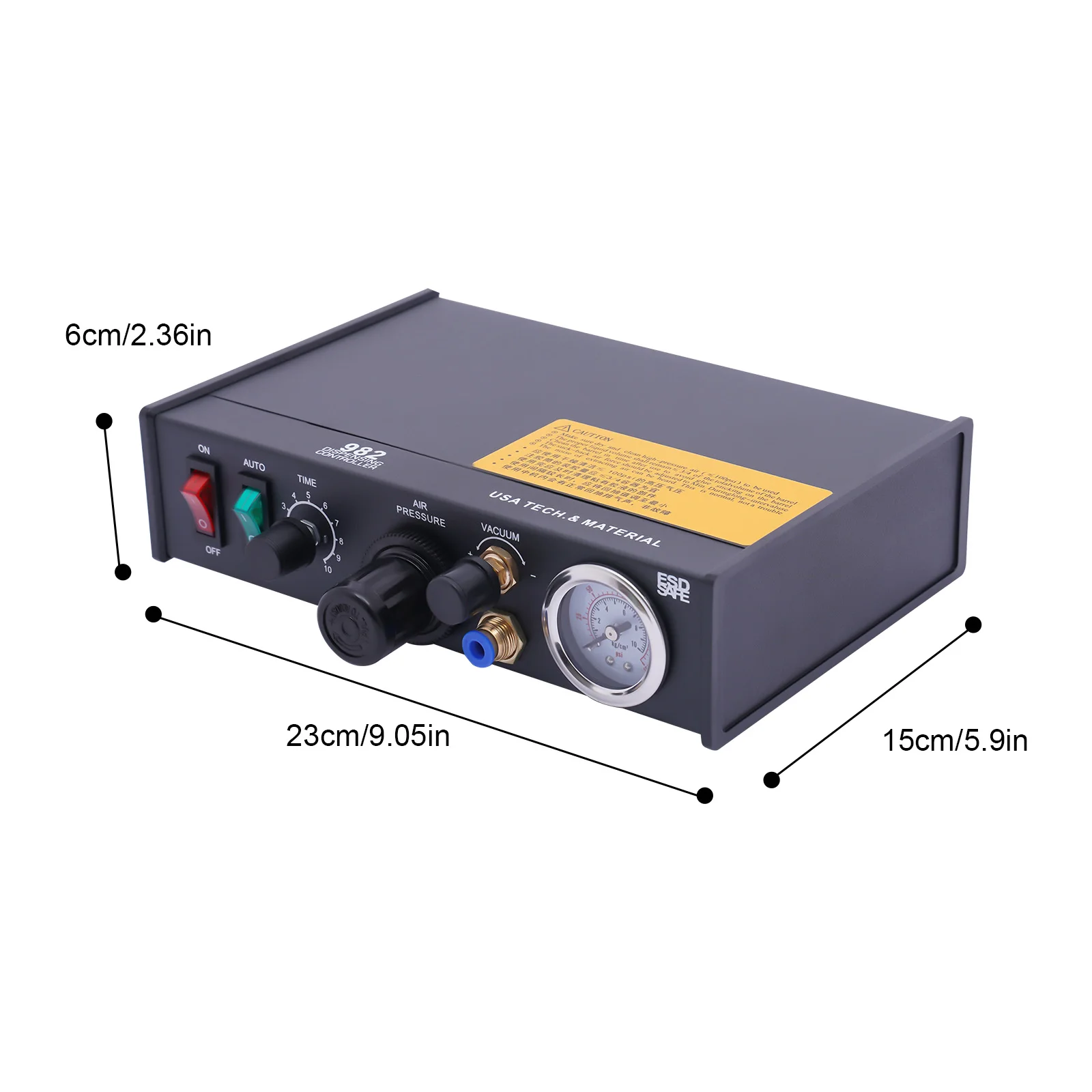 Half-Automatische/Handmatige Lijm Dispenser Pneumatische Dispenser Controller Vacuüm Terug Zuigapparaat Precieze Druppel 982 Pasta Druppelaar