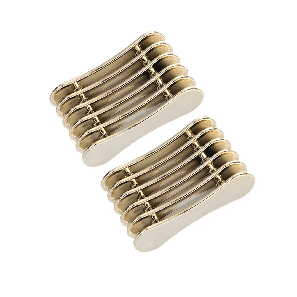 

2pcs Nail Pen Holder Nail Tools UV Gel Brush Polish Pen Rest Holders Stands for Holding 5 Separate Pens (Golden)