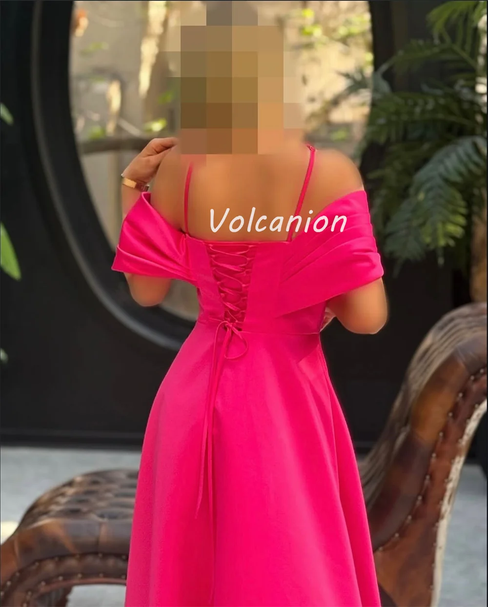 Customized High Quality Retro Charmeuse Draped A-line Off-the-shoulder Long Dresses Bespoke Occasion Dresses Modern Style