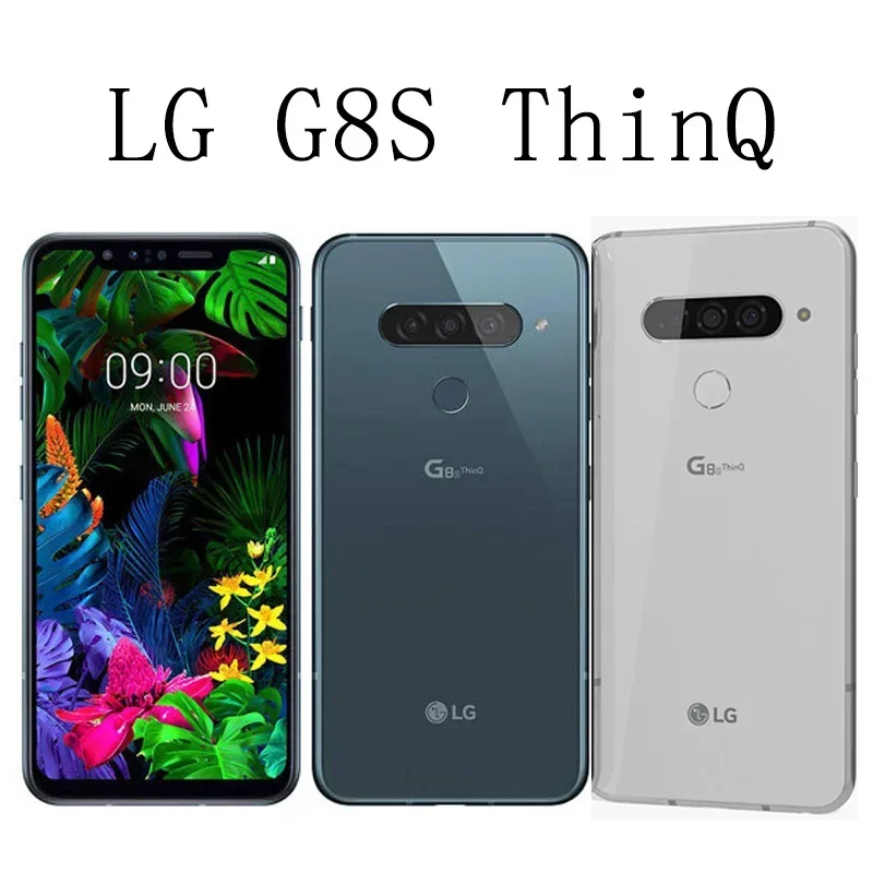 

Unlocked Original LG G8S ThinQ G810EAW 4G Mobile Phone Dual SIM 6GB+128GB 6.21" 12MP+13MP+8MP Qualcomm 855 Android SmartPhone