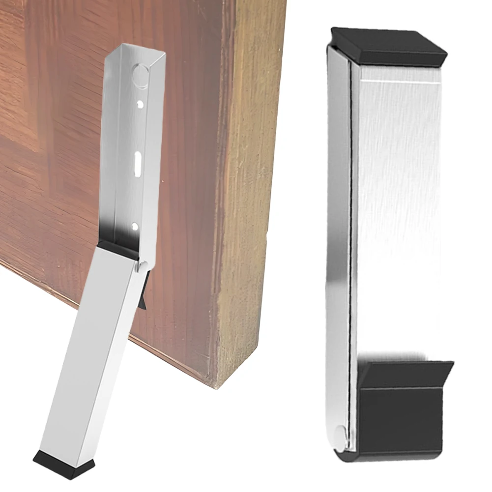 

Металлический дверной стопор-блокиратор для ворот, легко устанавливаемый нажатием педали (серебристый)