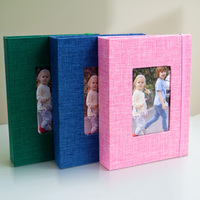 Album Insert Album Standard 6-inch, acid-free album with 52 vintage album with front window, wedding and family photo storage.