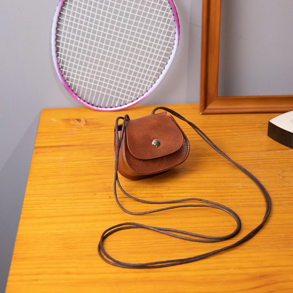 Fashion Korean Style Crossbody Bag Shoulder Bag Small Bag Pu Leather Coin Purse Storage Bag Headphone Bag Lipstick Bag Women