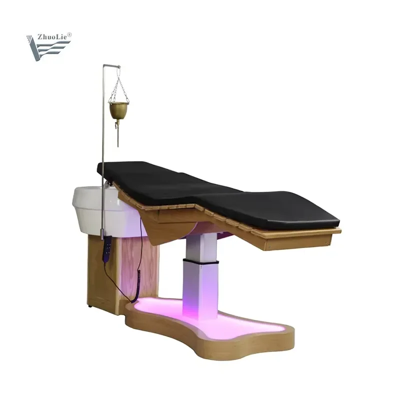 Modern Portable Electric Ceramic Shampoo Chair for Salon Spa Hospital Hotel and Workshop Use