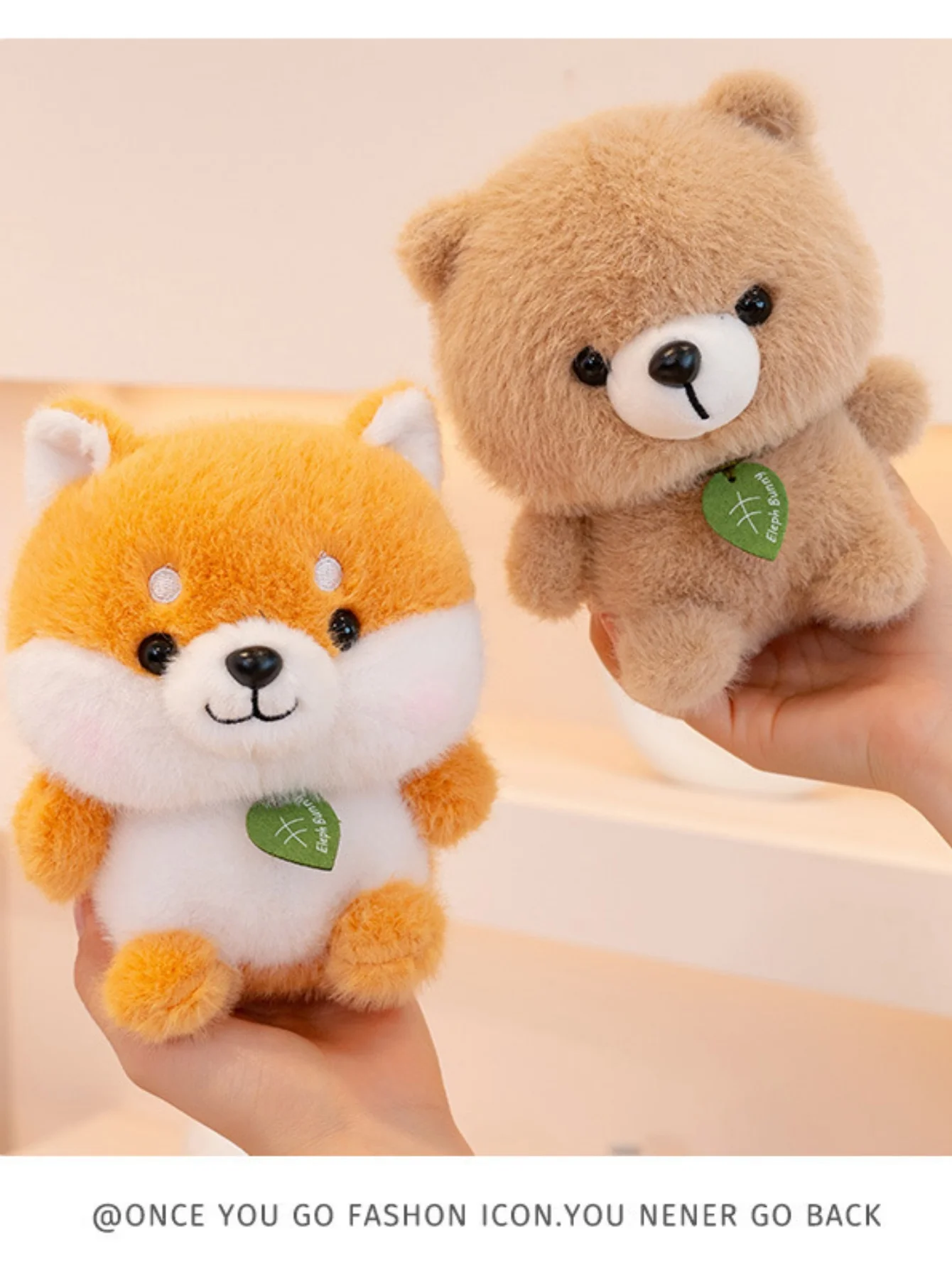 Animal table companion doll small ornaments cute bear dog pig panda rabbit plush toys birthday gift animal stuffed plush toys fo
