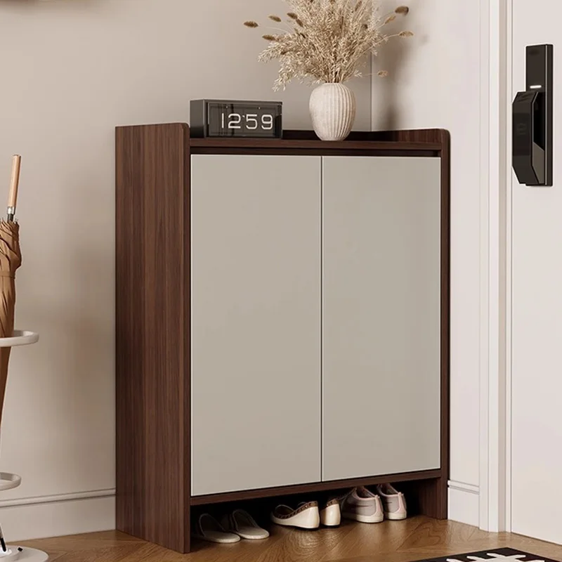 

Display Organizer Shoe Cabinet Storage Mobile Living Room Wooden Luxury Designer Shoe Shelf Slippers Zapatero Home Furniture