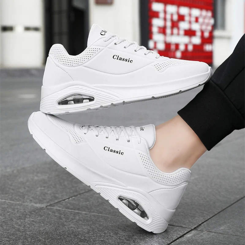 

Мужские кроссовки для бега, повседневная спортивная обувь, разноцветные, с мягкой подошвой, низкие, с круглым носком, на шнуровке, новый стиль, высококачественные, на плоской подошве