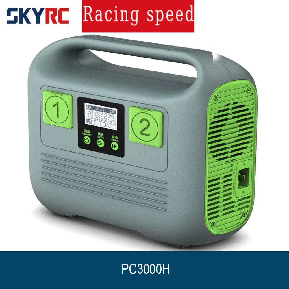 SkyRC PC3000H 3000W 60A 4-Channel Charger 12S 14S LiPo LiHV CAN for Agricultural UAV Drone Fast Charging