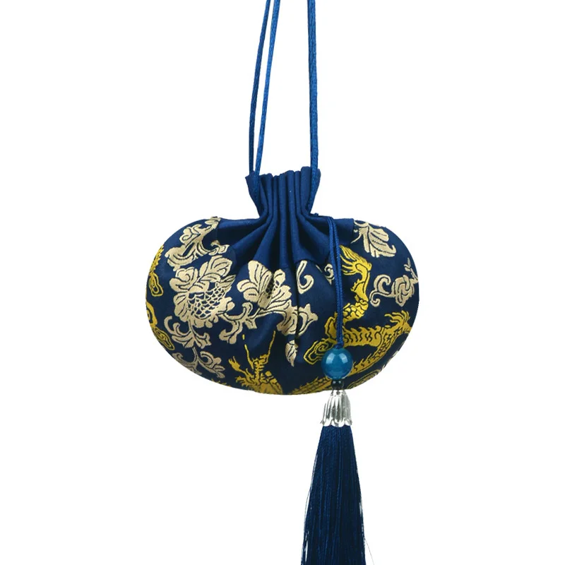 StoBag 20 قطعة كيس الحرير الصيني حقيبة التنين نمط معلق الرباط هدية مجوهرات حزمة تخزين جيب الحقيبة الديكور