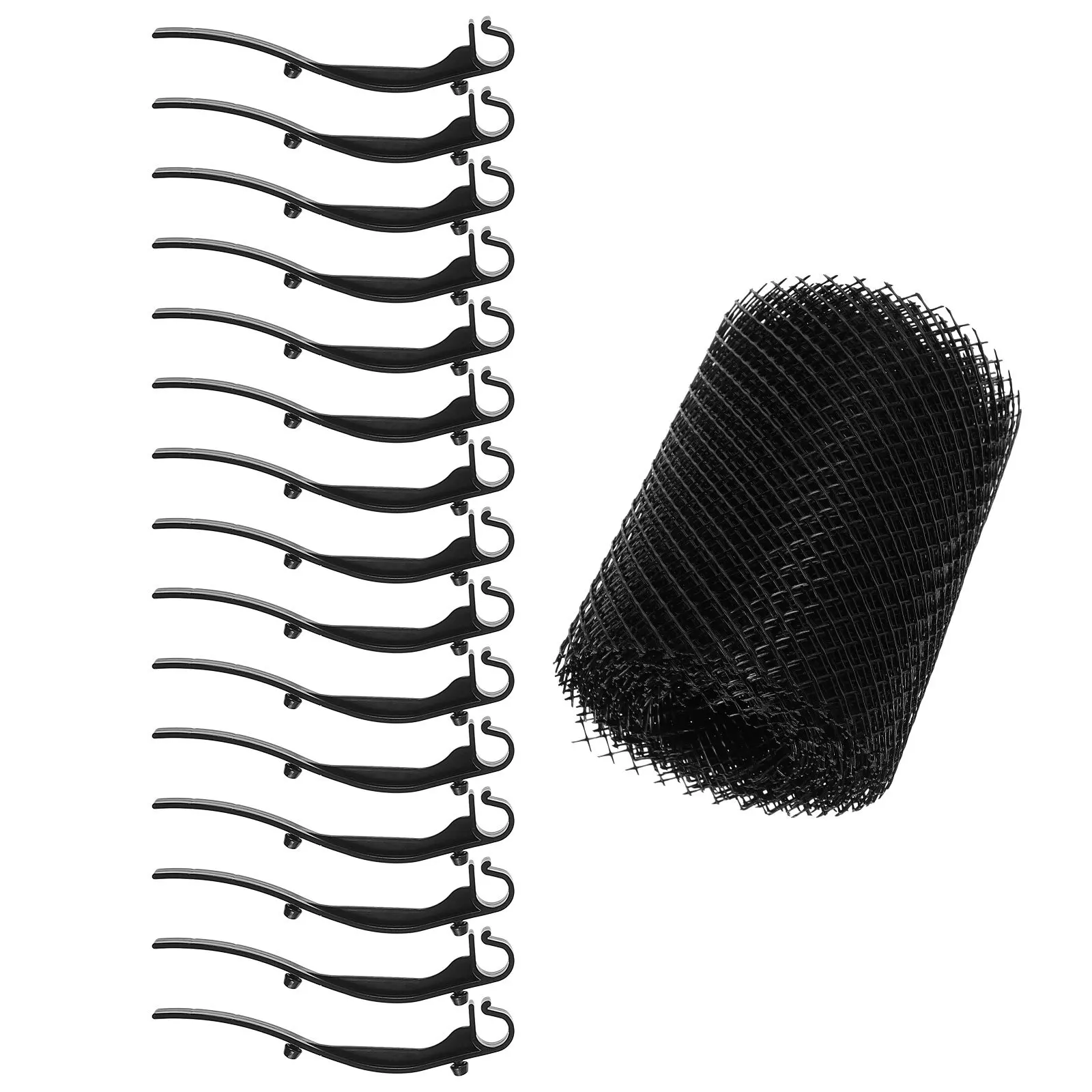 

Effective Gutter Guard Plastic Netting Prevent Overflow Leaves Debris Clog Garden Balcony Mesh Cover Gutter Guard