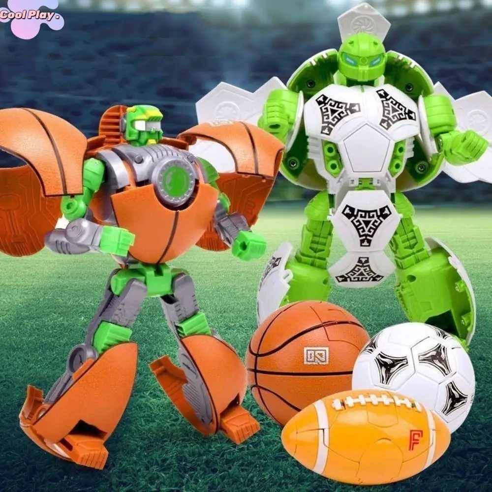 Plastic Basketball Figurine Robot Toy Model Toy Collectible Basketball Robot into Toy Action Figures Cartoon