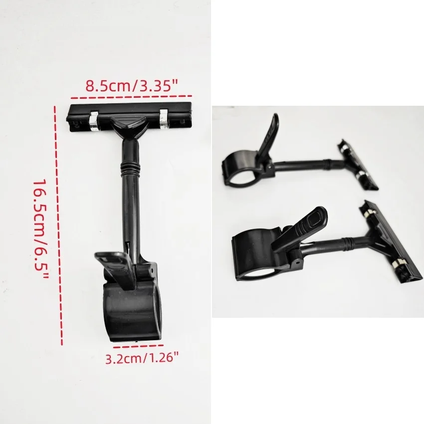 20pcs POP Plastic Price Tag Sign Card Holder Display Clip Thumb Base Supermarket Quality Less