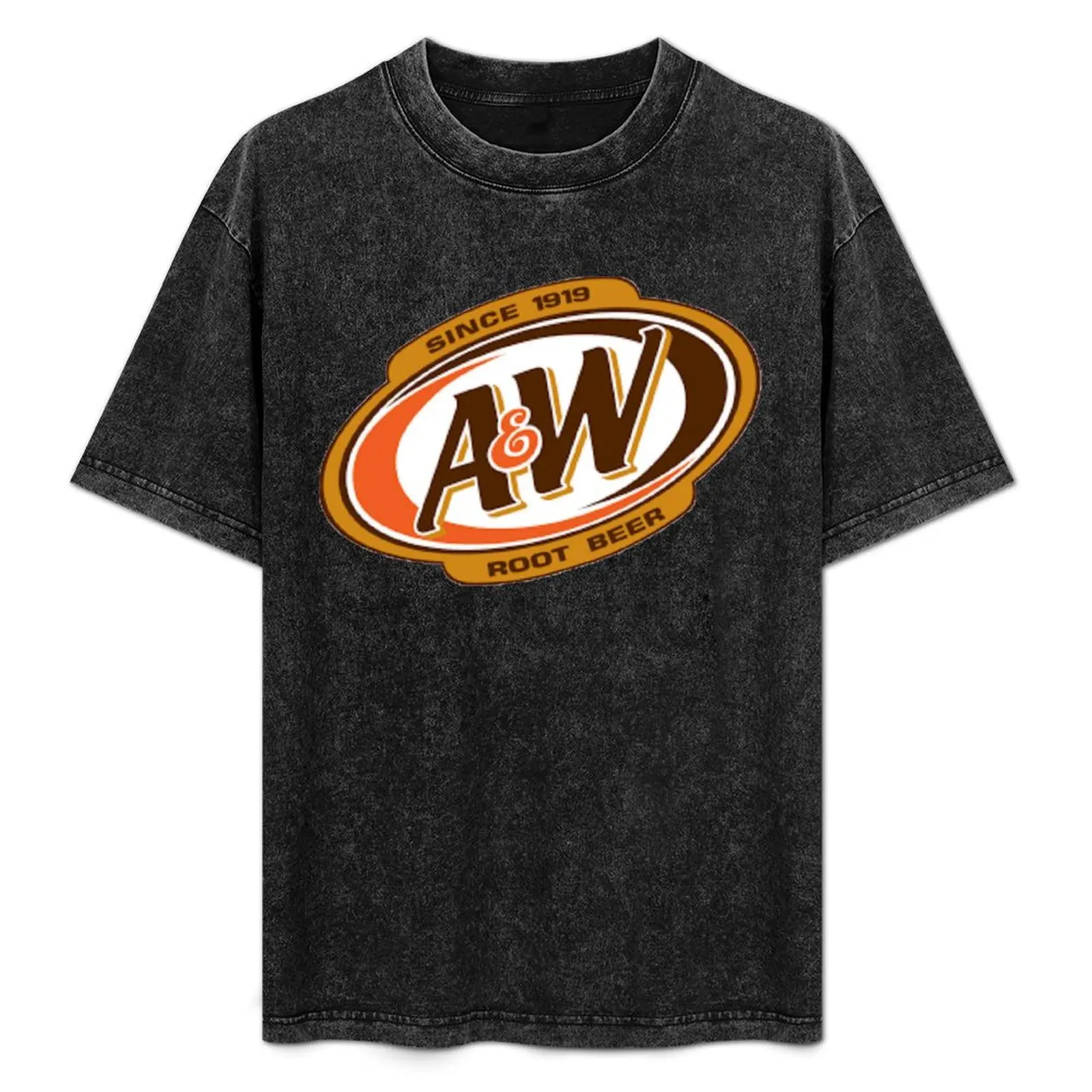 

A and W Root Beer Logo Since 1919 T-Shirt anime t shirts plus size tops summer shirt cute tops men workout shirt