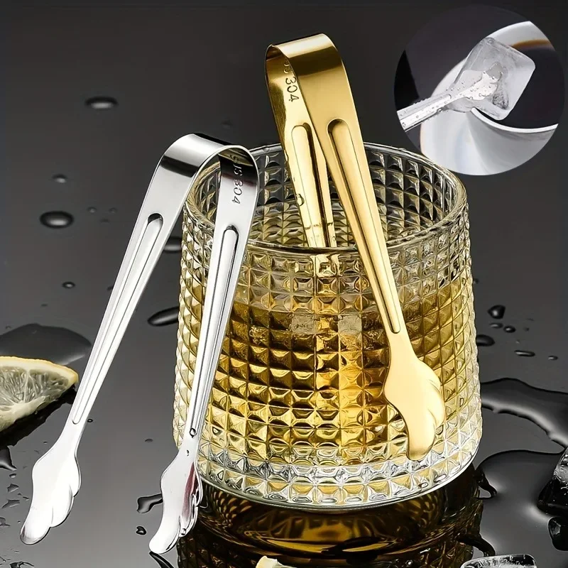 1pc Wings Shaped Mini Food Tongs, Stainless Steel Sugar Tongs, Ice Tong, Buffet Tong, Kitchen And Bar Tools