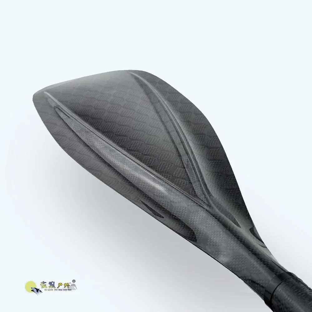 Lightweight Integrated Full Carbon SUP Paddle 3D Carbon Texture Stand-Up Water Sports Paddle
