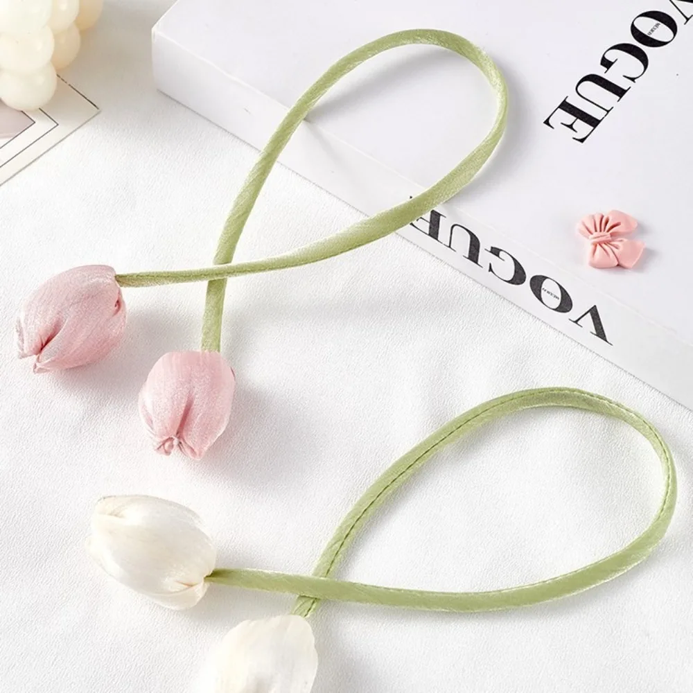 Creative Fashion Tulip Curtain Straps Elegant Adjustable Curtains Tie Rope Beautifully Curtain Buckle Living Room