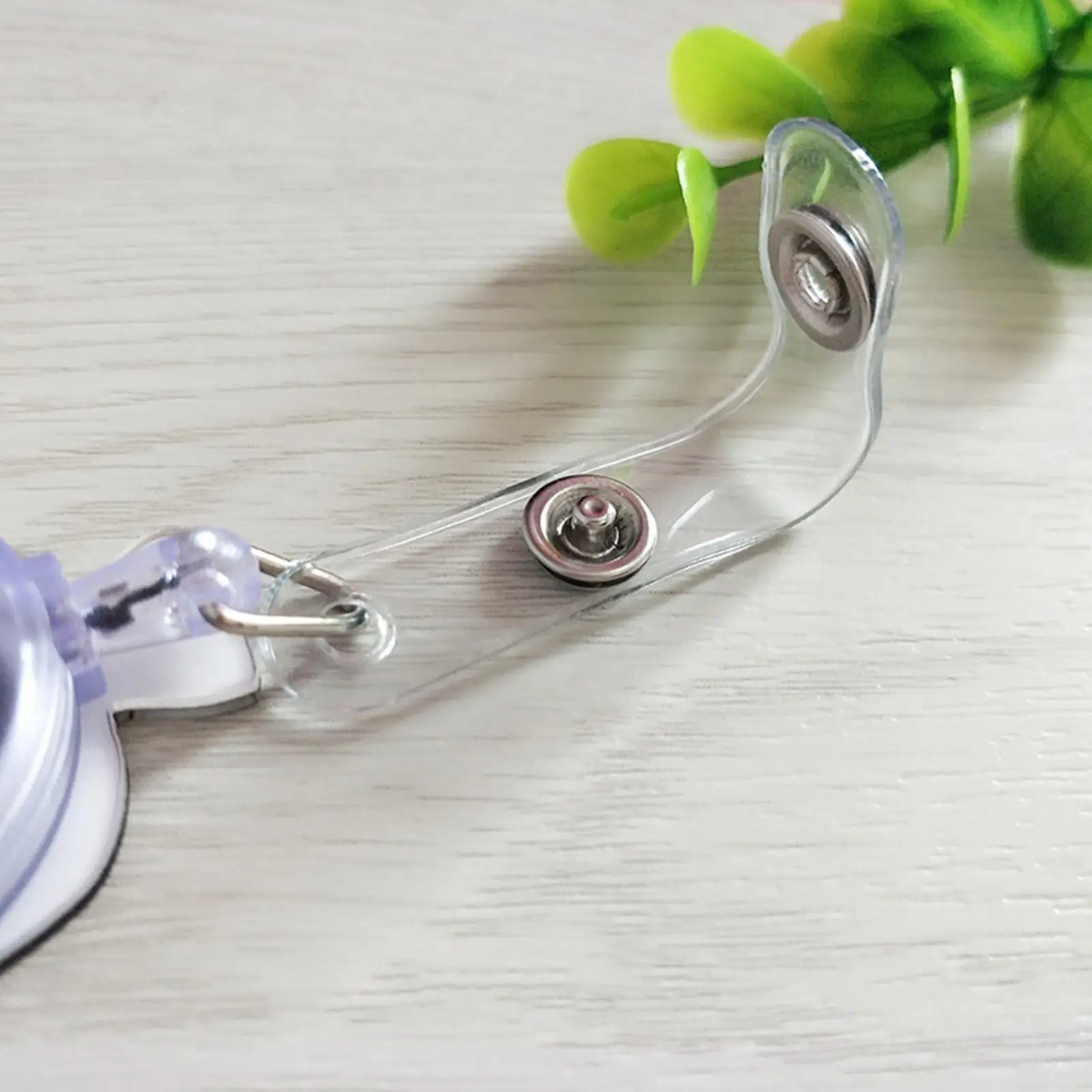 Plastic Retractable Badge Holder with High Quality Card Ribbon Name Tag ID Holder for Medical Staff and Students
