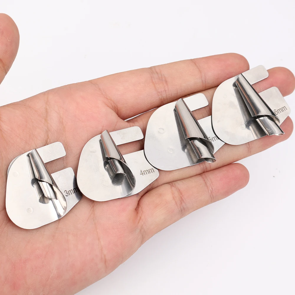 1/4pcs Sewing Machine Presser Foot 3mm-6mm Universal Stainless Steel Sewing Rolled Hemmer Puller DIY Craft Easy Disassemble Tool