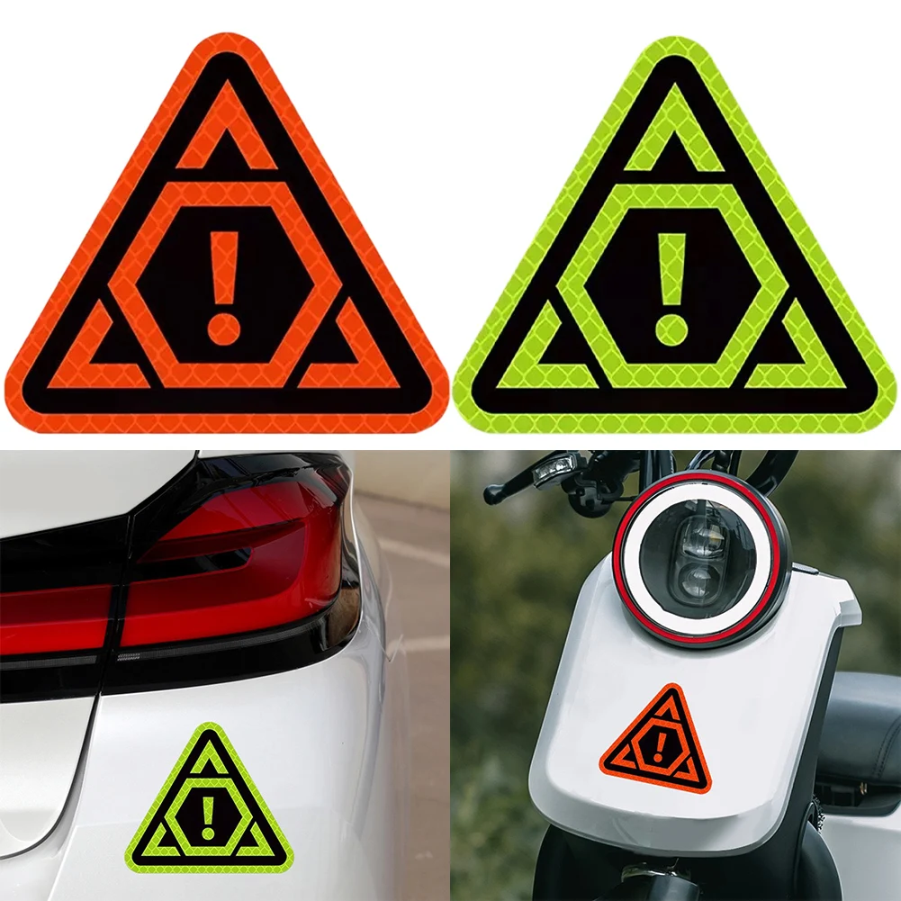 

Car Safety Reflective Stickers with Tear Resistant Core and Water Resistant Backing for Enhanced Nighttime Visibility