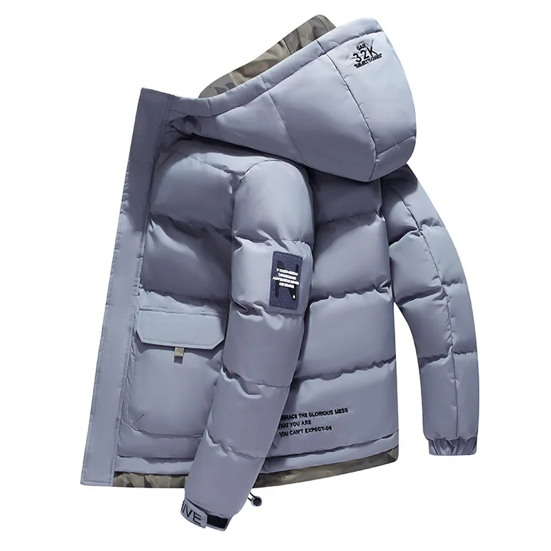 

New Winter Jacket Men Cotton-padded Short Thicker Cotton-padded Coat Parka Autumn Winter Cotton-padded Jacket Korean Trend Loose