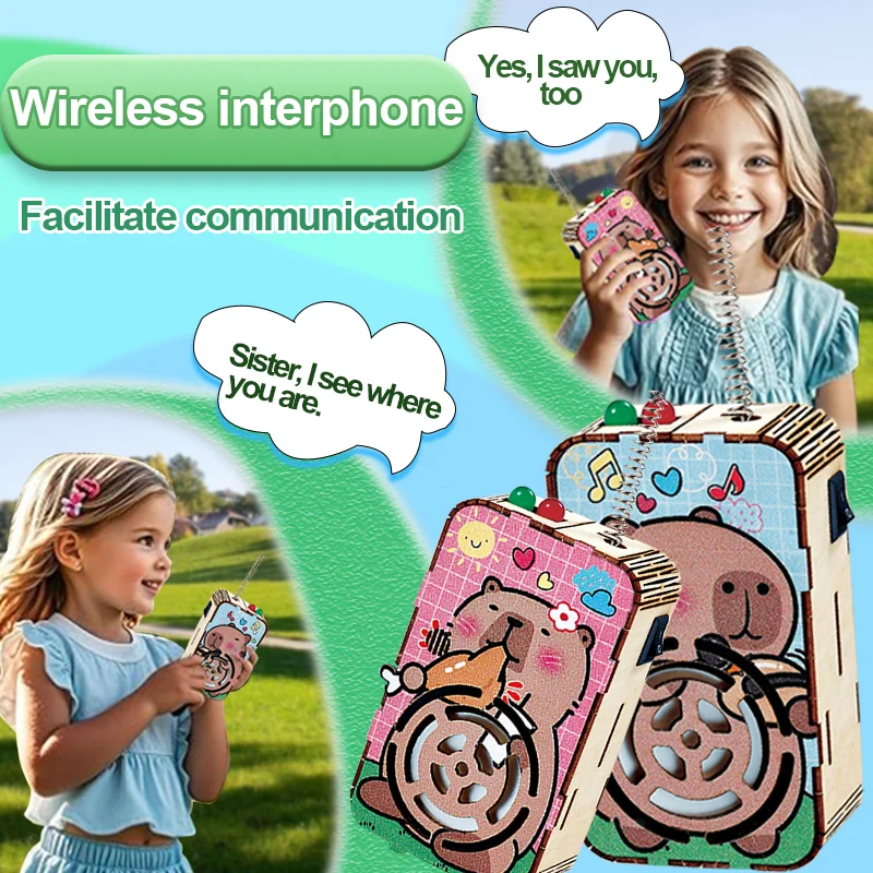 Walkie Talkies voor kinderen, outdoor campingspellen met zaklampkoord, speelgoed voor kinderen, kerstverjaardagscadeau voor kinderen, 2-pack