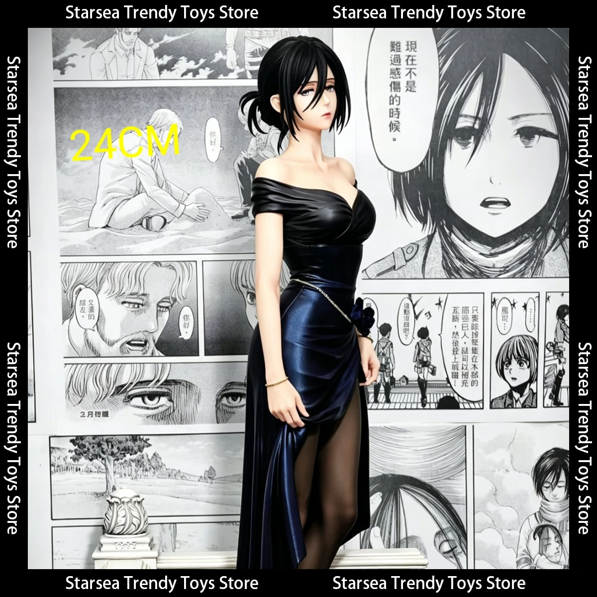 attack-on-titan-night-banquet-ver-mikasa-ackerman-pvc-anime-figure-statue-24cm-945inch-collectible-model-toy-gift