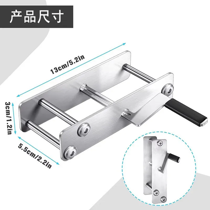 Portable Iron Boxing Hand Wrap Roller Manual Bandage Winder Tool Easy Use Quick Winding for Boxing Martial Arts Training Gear