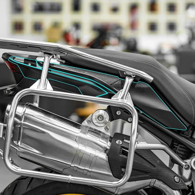 ل 2024 VOGE DS900X دراجة نارية شفافة غير مرئية فيلم مقاوم للماء Sunproof مقاومة للتآكل وزارة الدفاع جزء