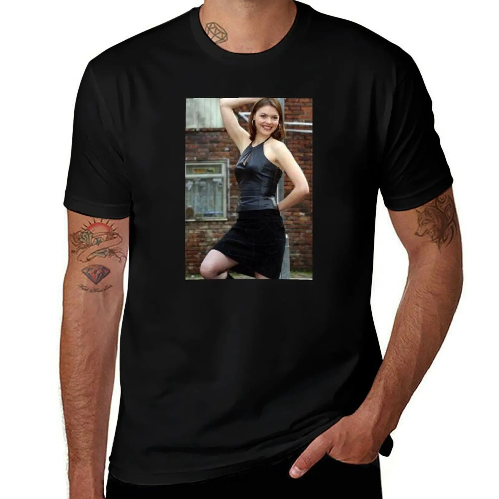 CORRIE LEGENDS- SEDUCTIVE TRACY BARLOW T-Shirt Big Size Crew Neck T-Shirt