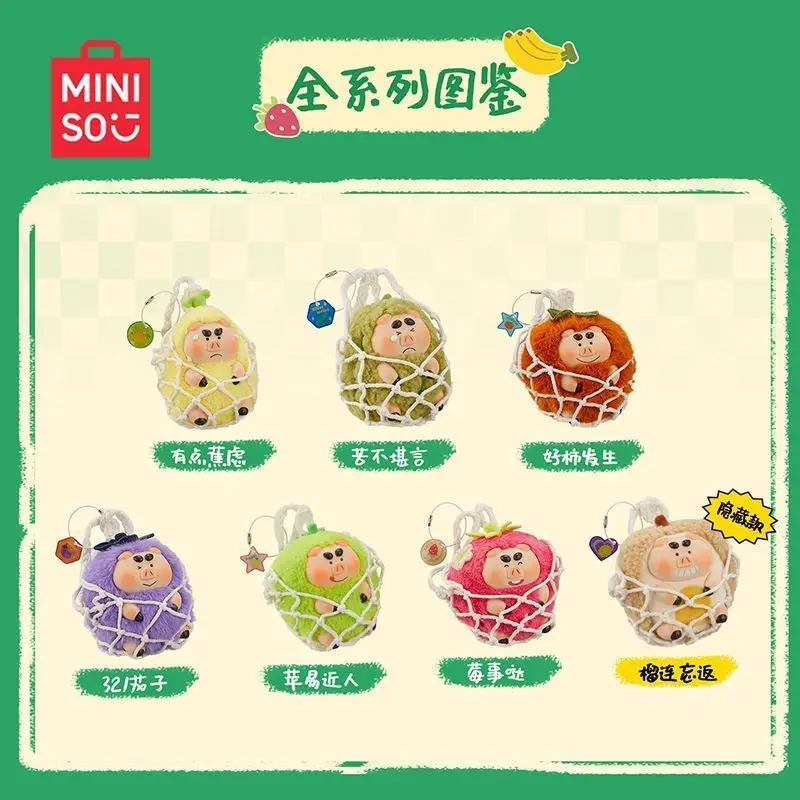 Adorable Original Pig Strong Fruit & Veggie Series Vinyl Face Trendy Blind Box Kawaii Pig Piggy Doll Pendant Collectible Figures