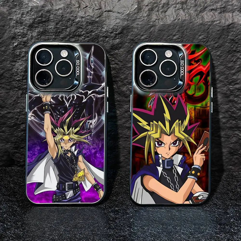 

Dark Magician-Yugi Muto Phone Case For iPhone17, 16,15,14,13,12 Pro Max Black Candy Matte Shockproof Cover