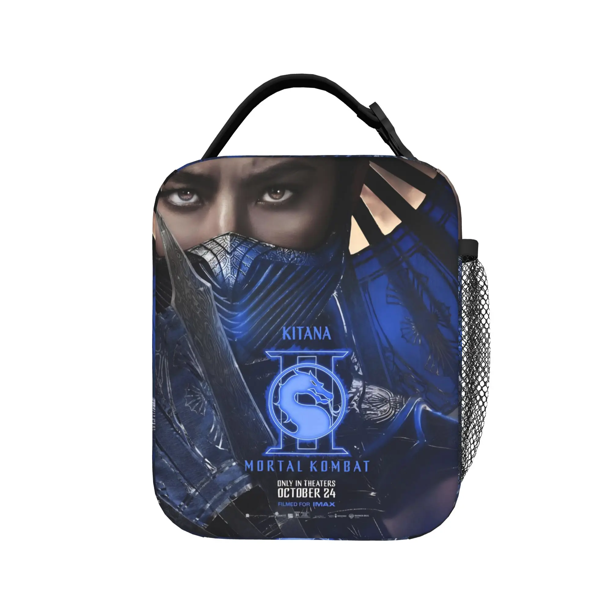 Mortal Kombat II Moive 2026 Bolsa térmica isolada para homens e mulheres, recipiente para alimentos, caixa térmica portátil para escola e escritório