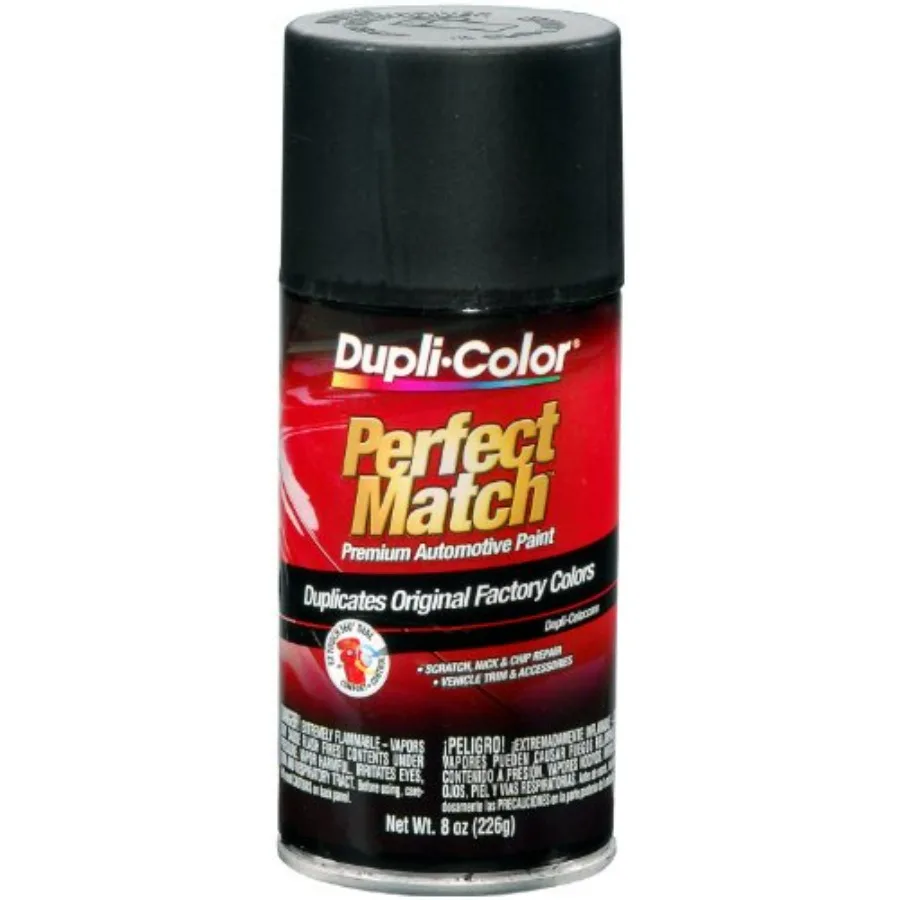 

Universal Flat Black Automotive Paint for Cars and Trucks 8 oz per Can 6 Pack Durable Matte Finish Perfect Match for Various Ve