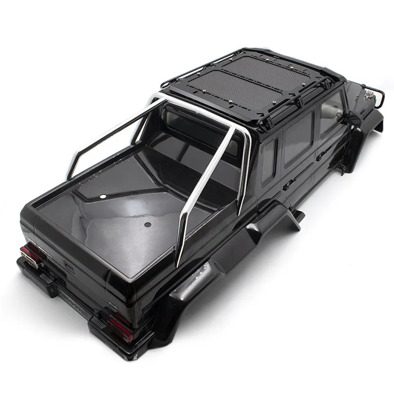 KYX simulation model car metal roof rack TRX-6 Chi G63 with carbon fiber board luggage rack 1 set