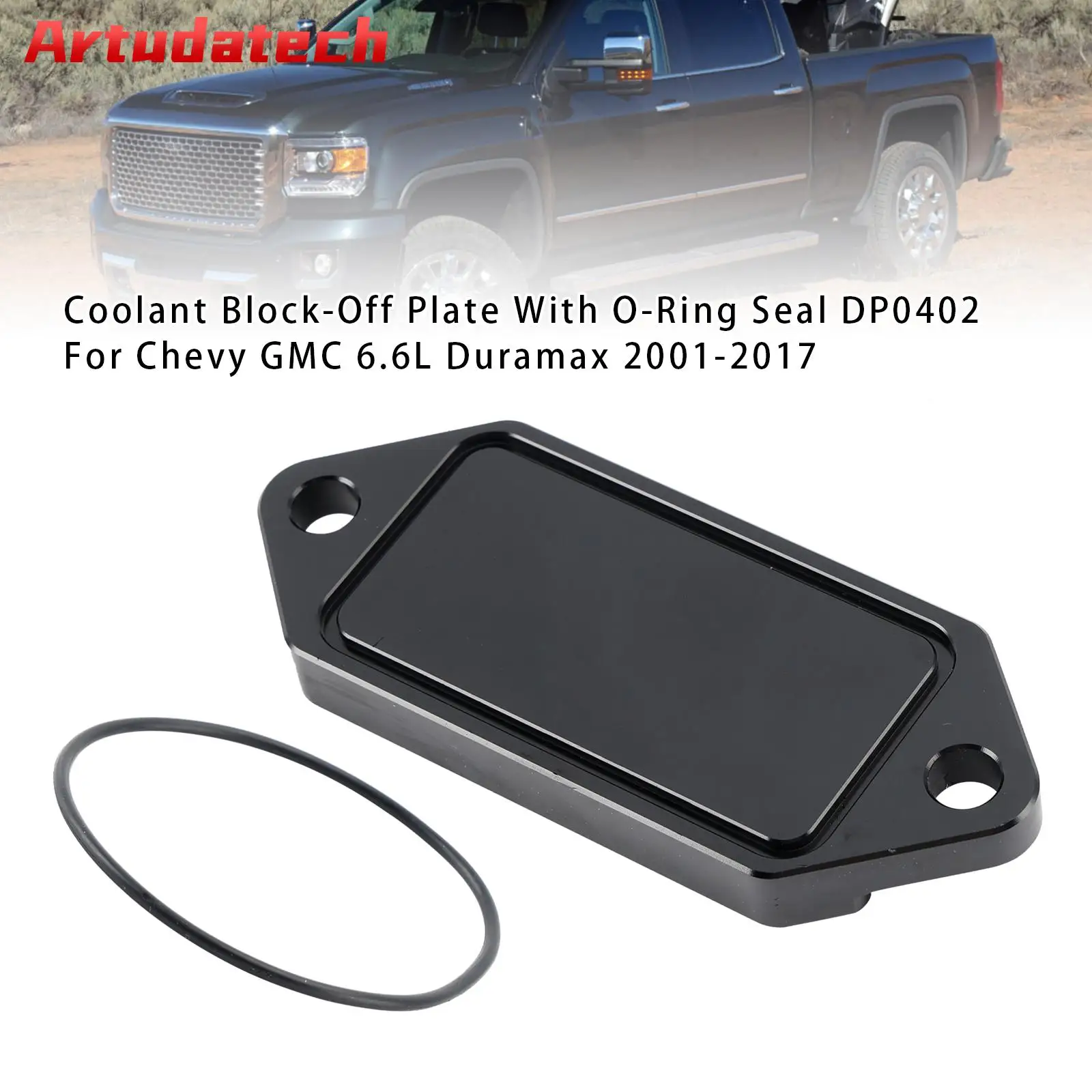 

Artudatech Coolant Block-Off Plate With O-Ring Seal DP0402 For Chevy GMC 6.6L Duramax 01-17