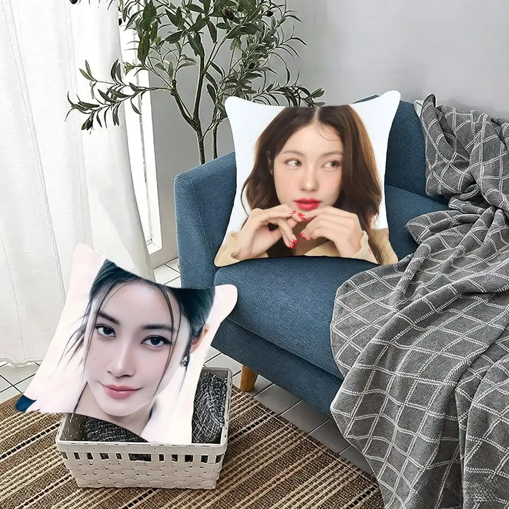 Mysterious Game D-Death Stranding Cushion Cover Fluffy velvet Nordic style plush Living room sofa decorative