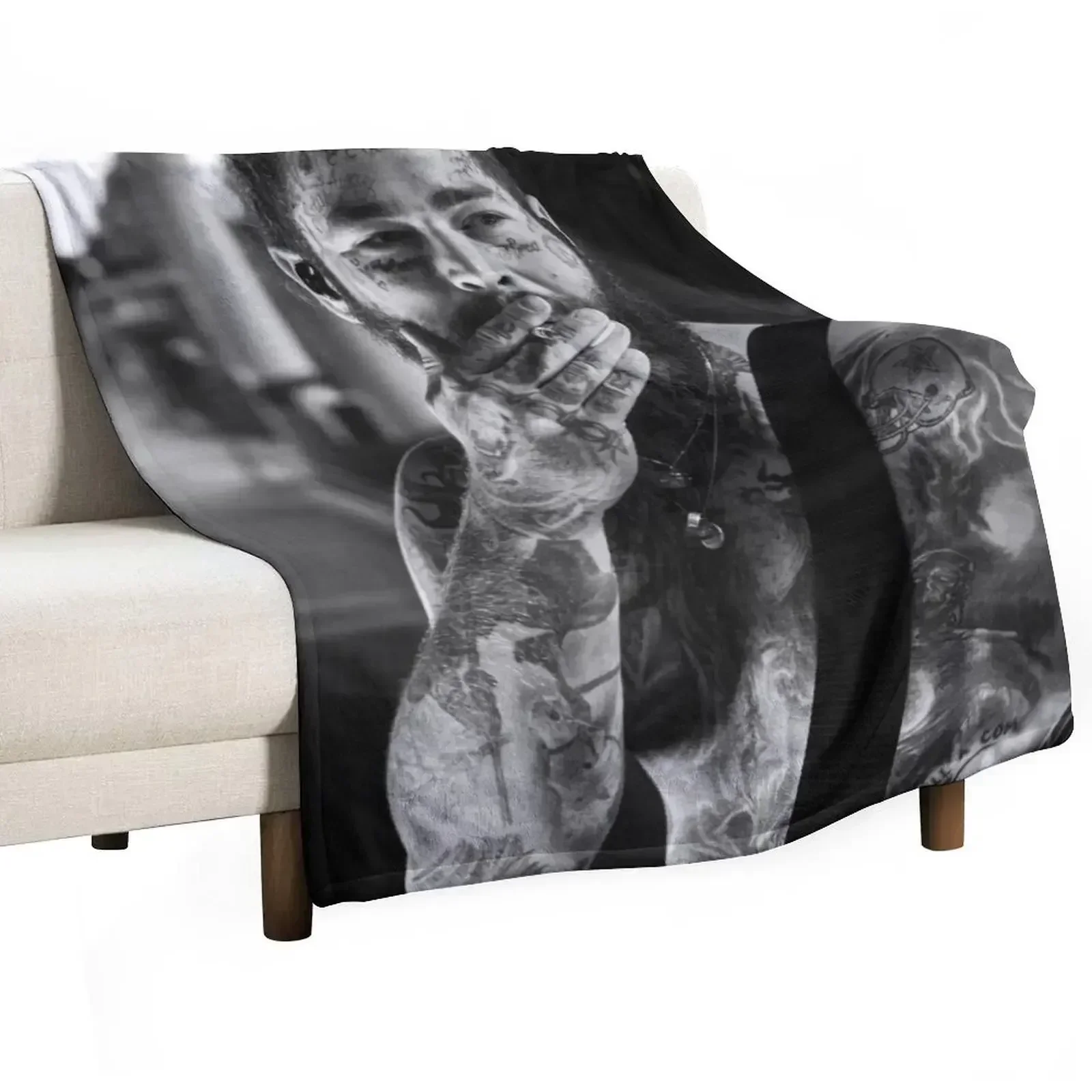 Copy of Post , sing, and smoking Throw Blanket cosplay anime Loose halloween Beach Decorative Throw Thermal Blankets