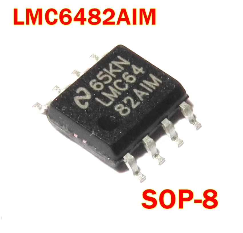 

LMC6482AIM SOP-8 New and Original CMOS Dual Rail-To-Rail Input and Output Operational Amplifier