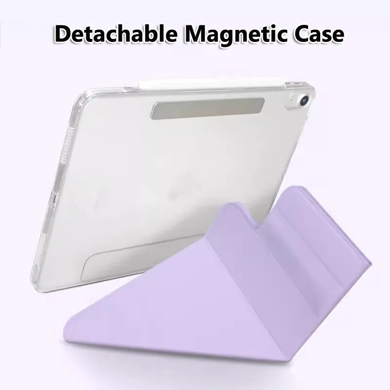 

Magnetic Seperation Case for IPad Pro 13 2024 7th Air 5 4 10th 10.9 10.2 9th 8th 7th Pro 11 12.9 Hight and Clear Acrylic Cover