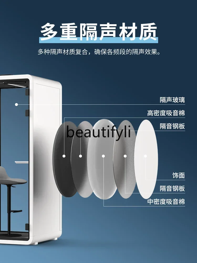 SS عازلة للصوت عازلة للصوت كابينة الهاتف كشك الاستقبال التفاوض غرفة البيانو ممارسة الأغنية D1089