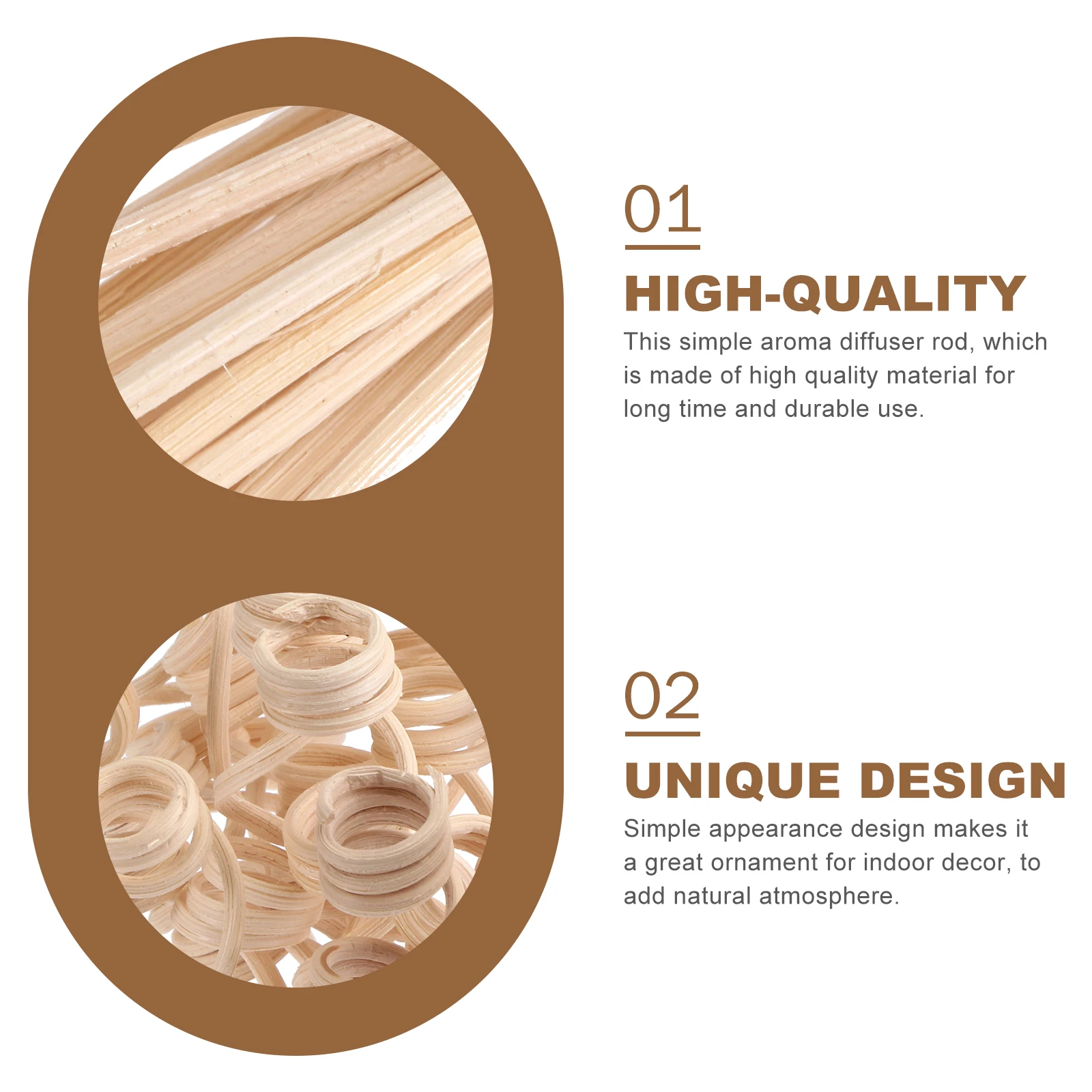 

20pcs Aroma Accessories Dried Wood Sticks Home Decor Essential Essential Oil Sticks Oil Tools Fragrance Scent Room