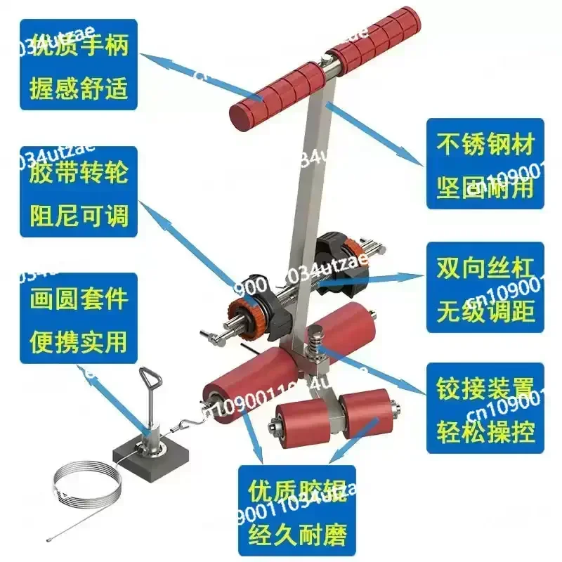 Commercial Basketball Court Line Drawing Machine Paper Tape Sticking Machine /Badminton Parking Space Marking Floor Road Color