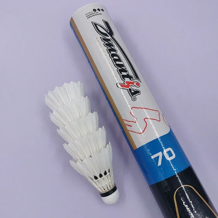 Professional Badminton Balls, High Quality Goose Feather, Stable and Durable, Precise Landing Point, Game Balls.