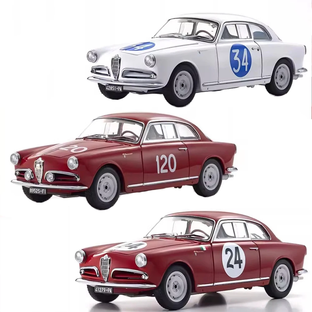 

Kyosho 1:18 Alfa Romeo Alfa Giulia SV Full Open Alloy Die-Cast Car Model Limited Edition for Collection