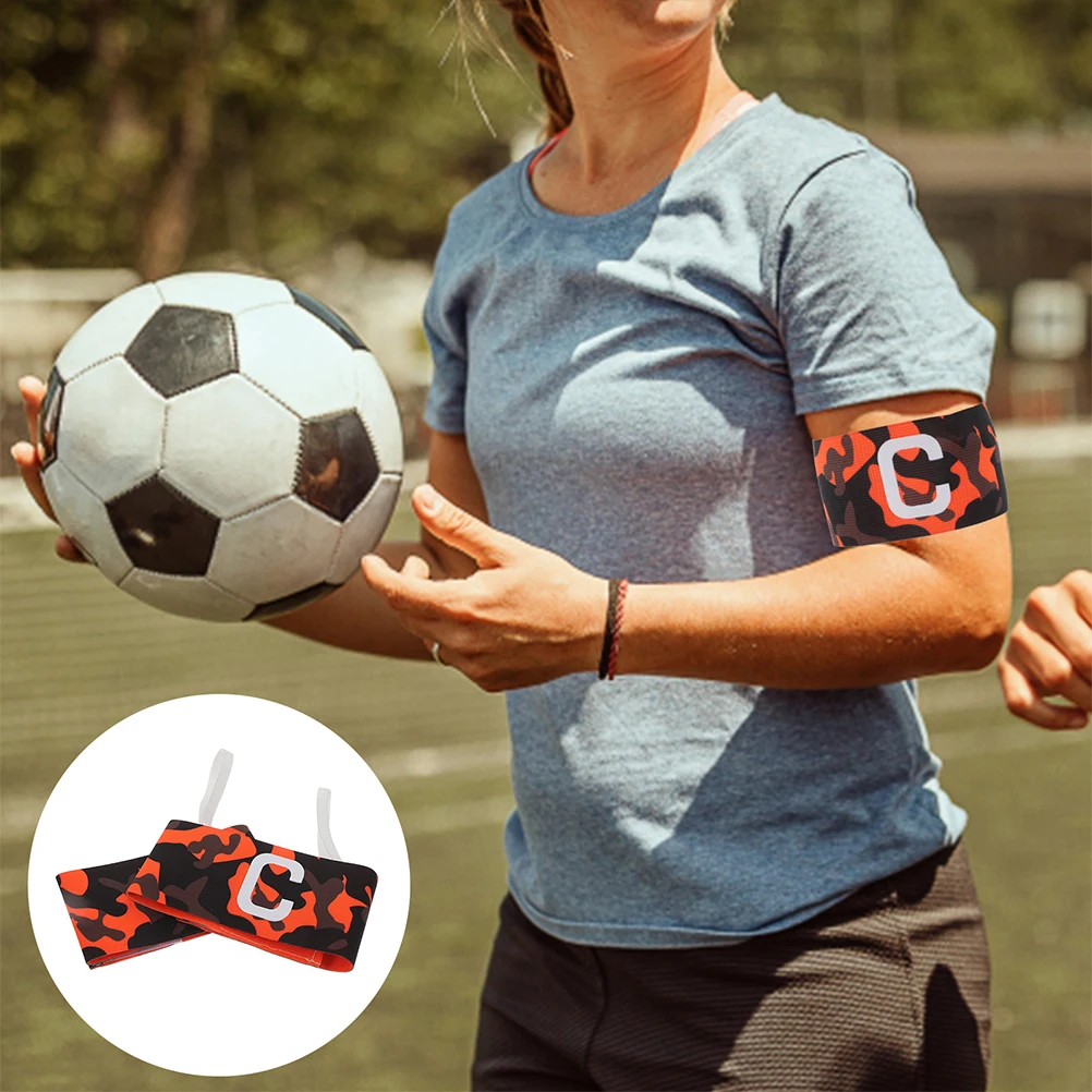 

3pcs Captain Armband Camouflage Adult Soccer Football Play Wristbands Team Leaders Armbands breathable lightweight antiSlip