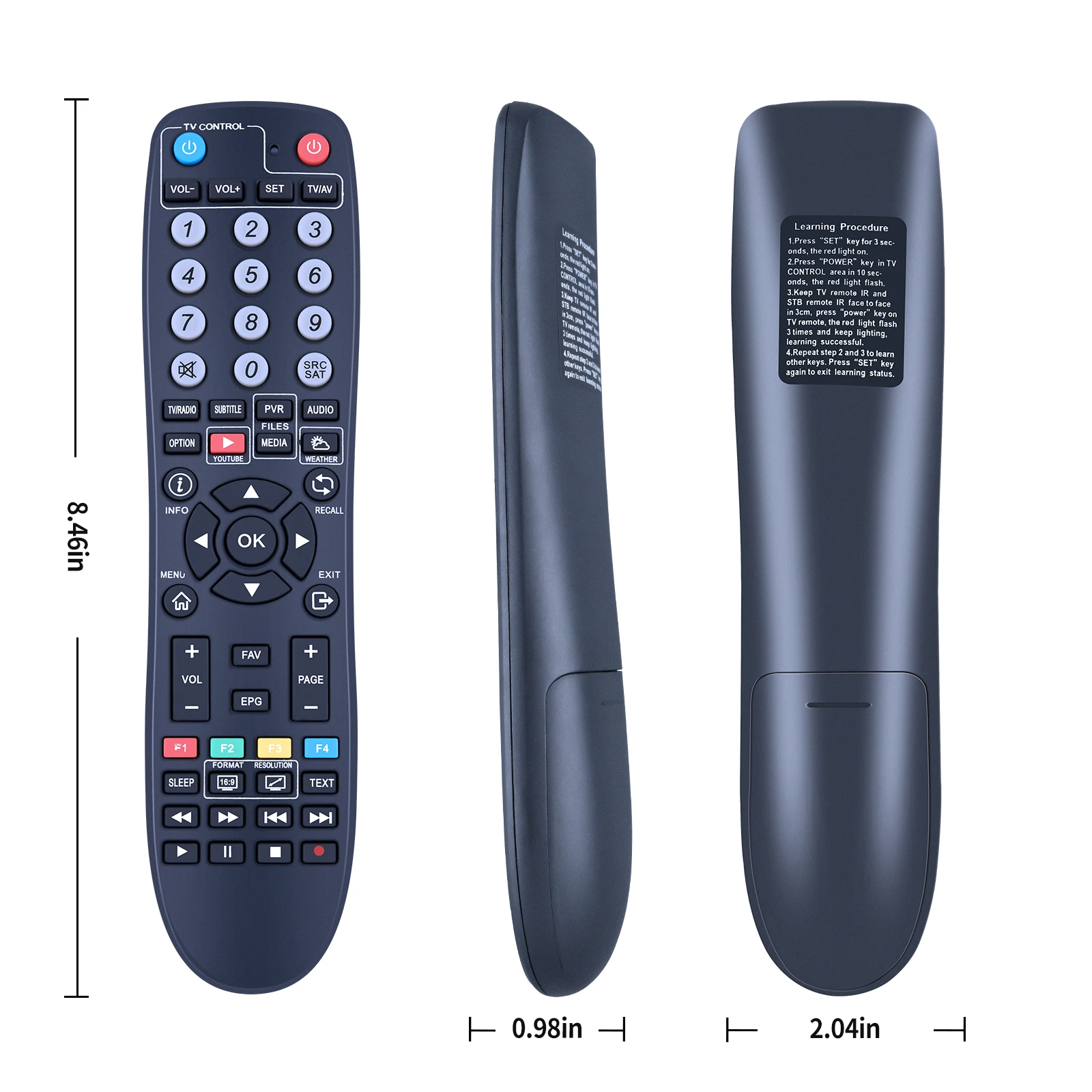 Remote control for uClan Premium RCU v2.0 Denys Receivers